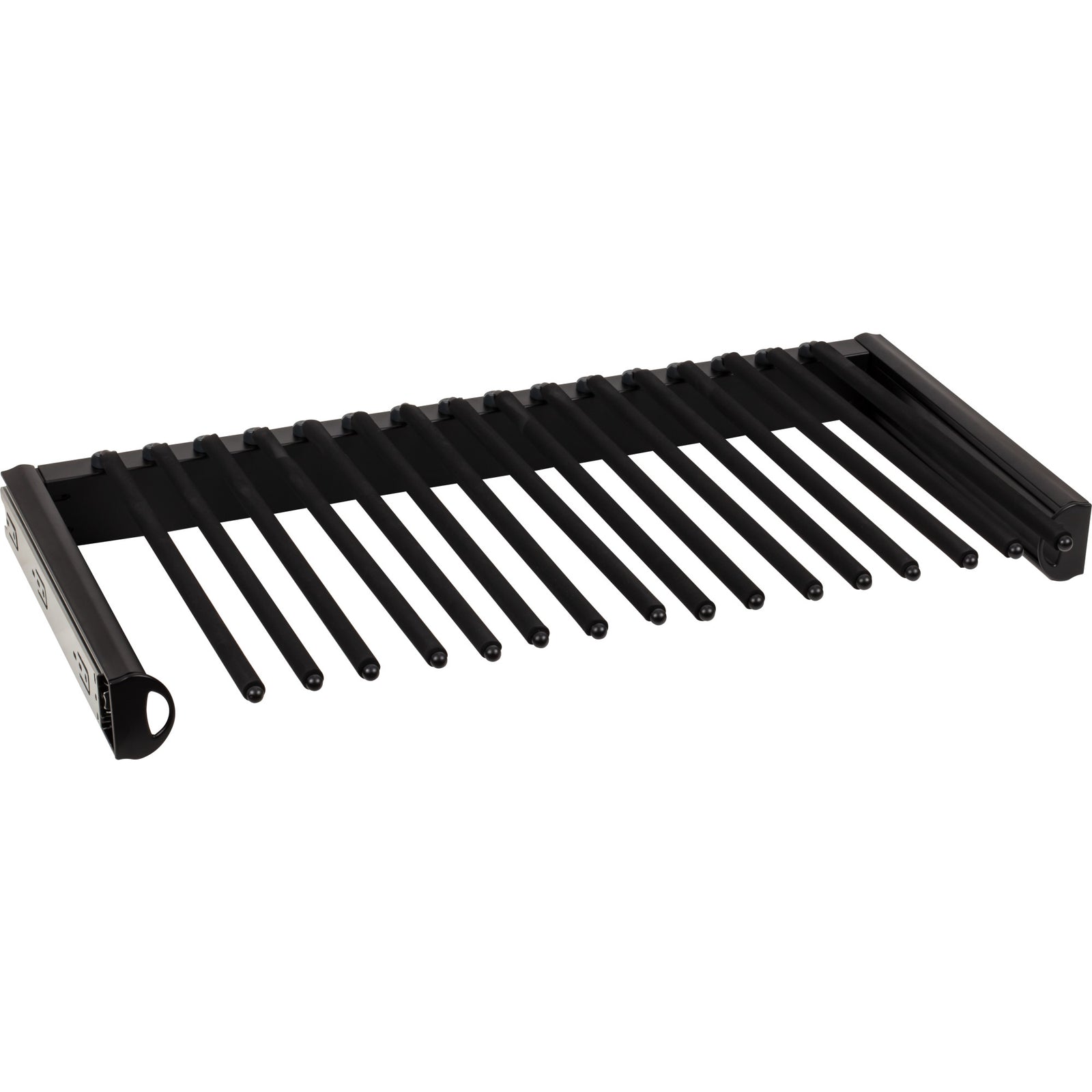 Matte Black 30" Wide Pant Rack