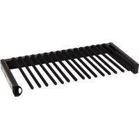 Matte Black 30" Wide Pant Rack