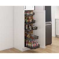 21" Black Nickel STORAGE WITH STYLE® Metal Soft-close Pullout Basket