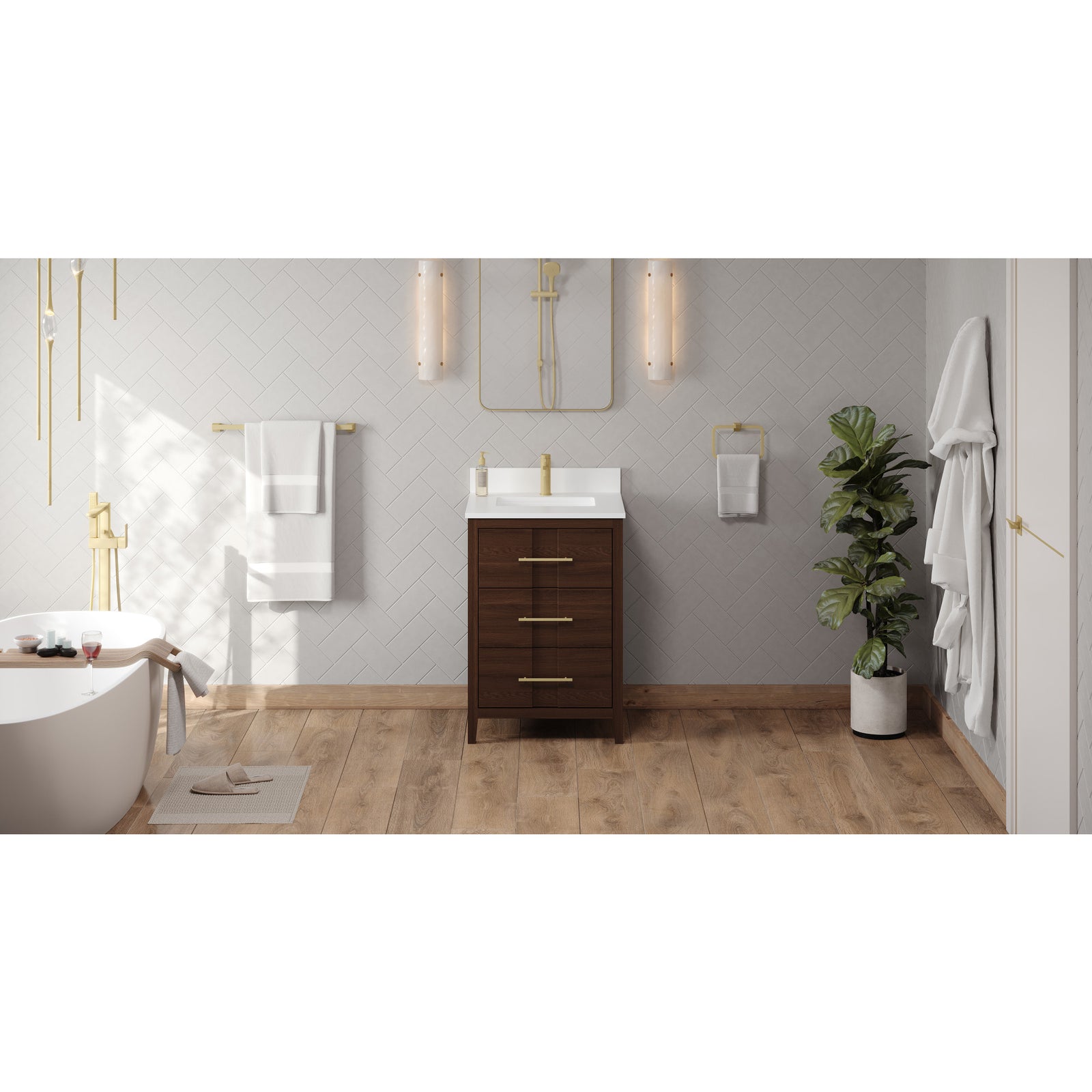 Katara 24" Single Bathroom Vanity Set