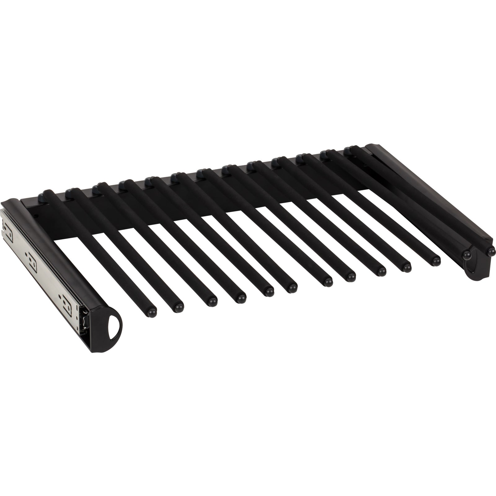 Matte Black 24" Wide Pant Rack