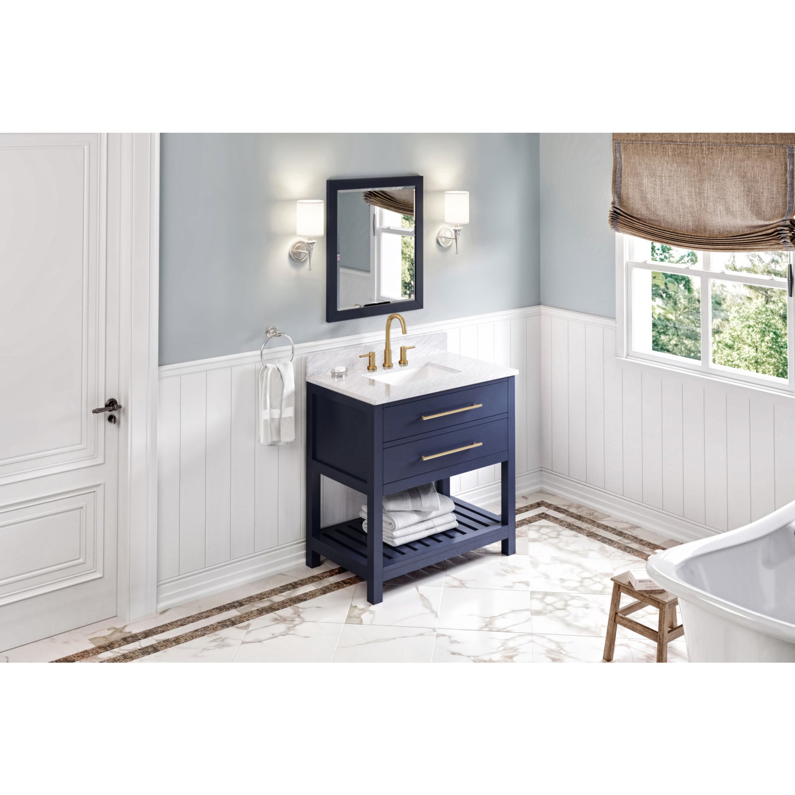 36" Hale Blue Wavecrest Vanity