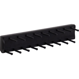Matte Black 14" Tie Rack