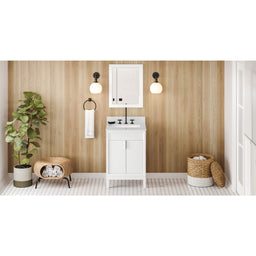 24" White Theodora Vanity