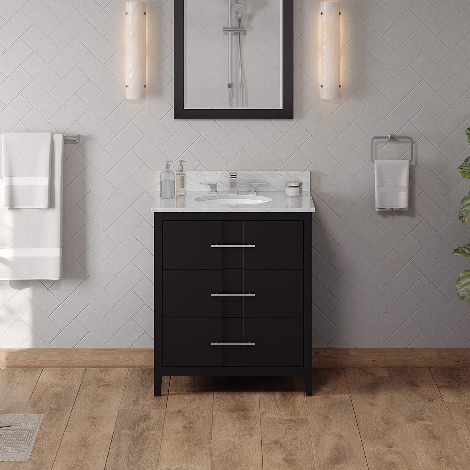 30" Black Katara Vanity
