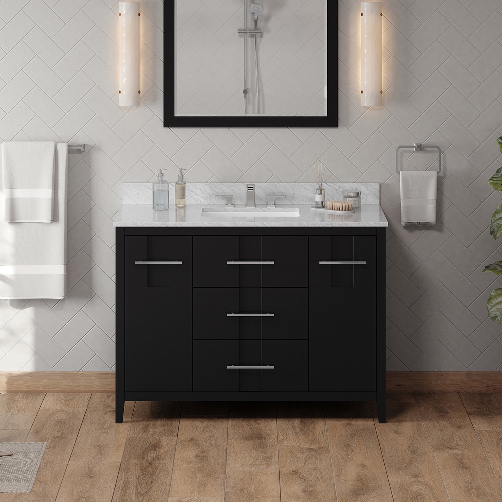 48" Black Katara Vanity