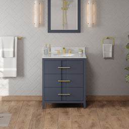 30" Blue Steel Katara Vanity
