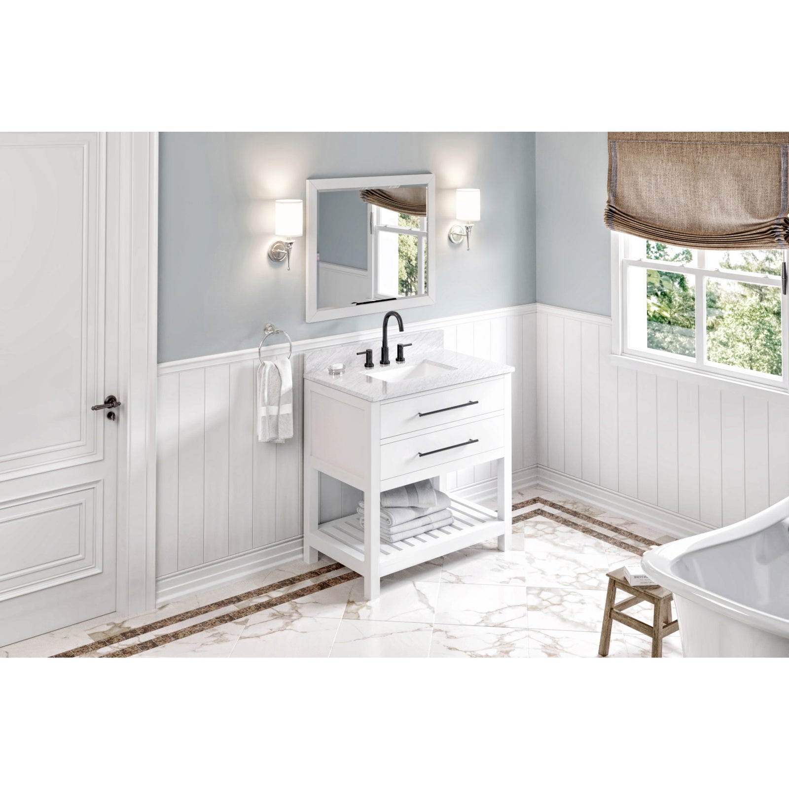 36" Grey Wavecrest Vanity