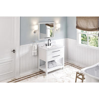36" Grey Wavecrest Vanity